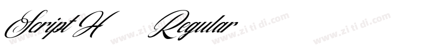 Script H651 Regular字体转换 Script H651 Regular字体转换